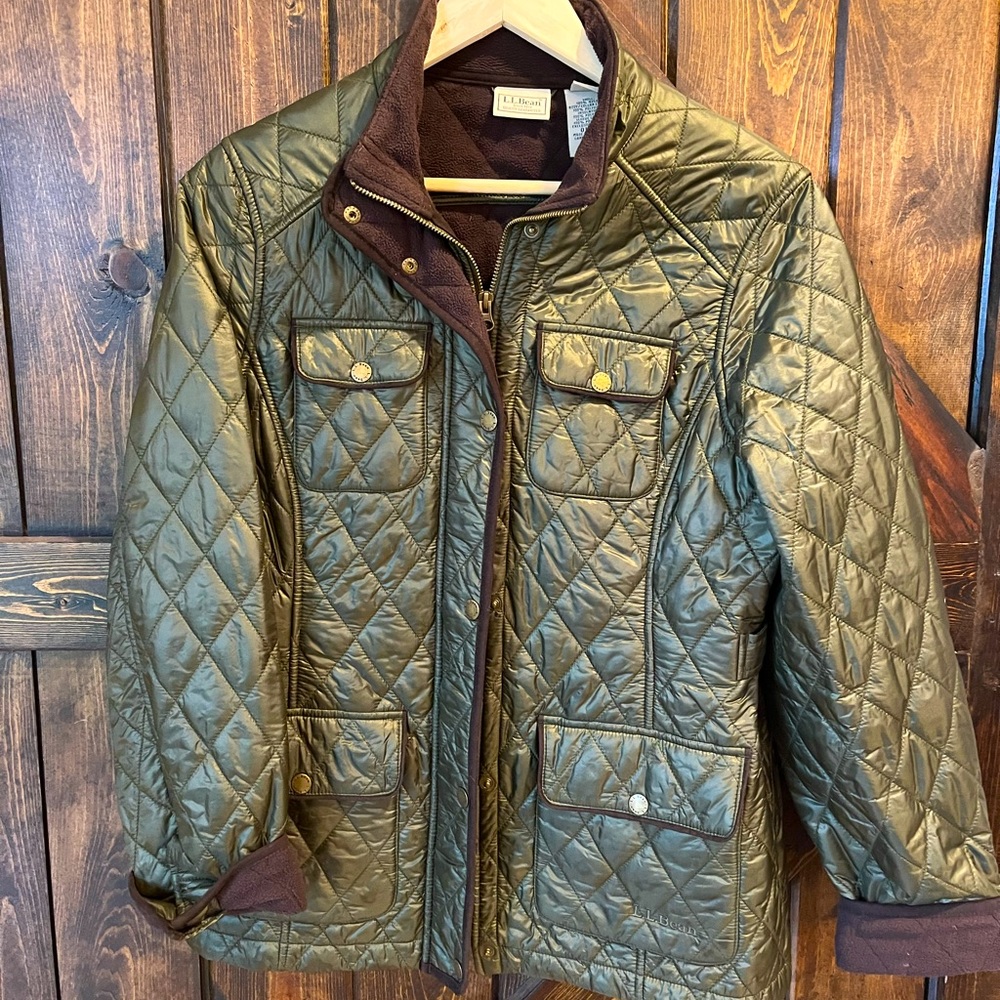 L.L. Bean Quilted Utility Coat